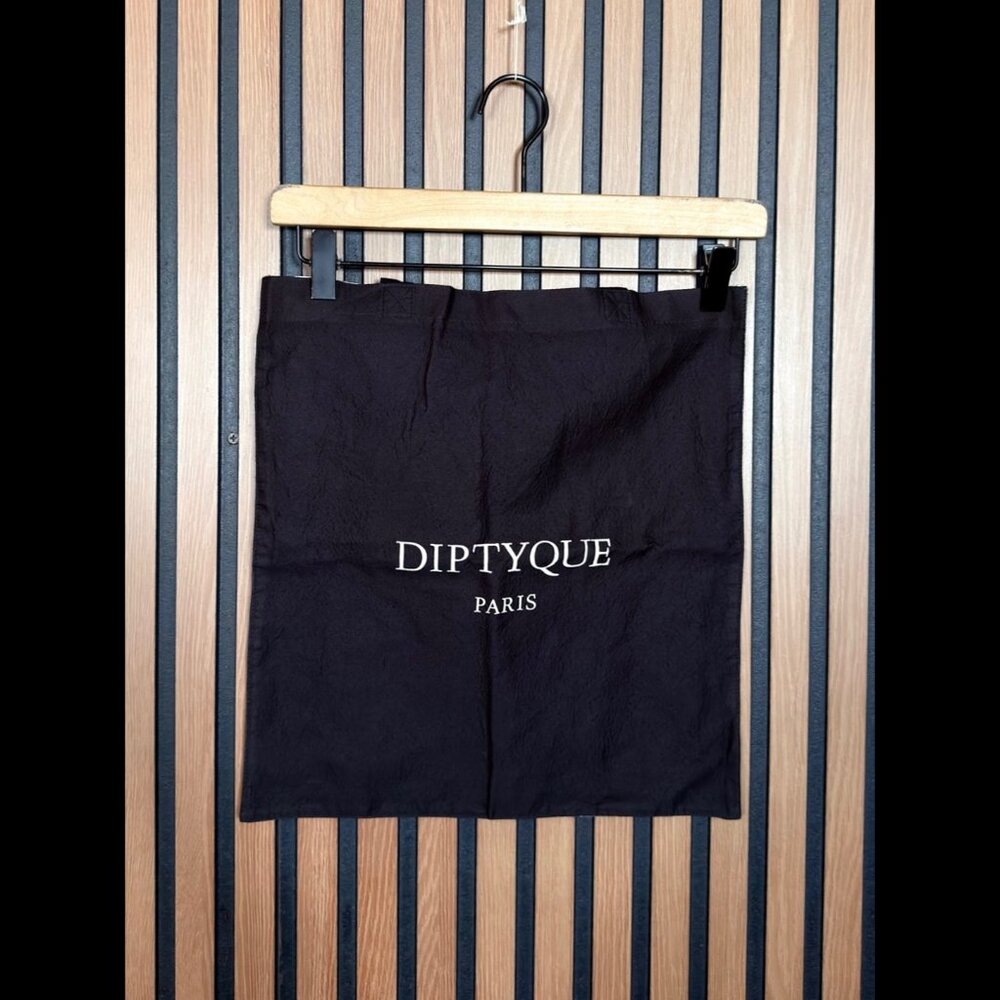 DIPTYQUE Storage Dust Bags 14.5” x 15” Black Purse Holder